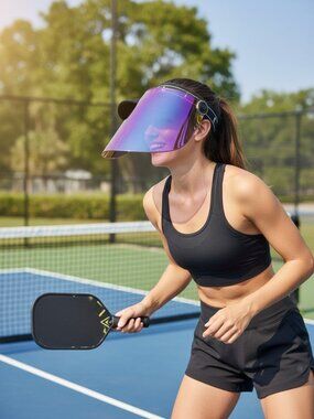 NOLI Full Face Sun Visor Shield Hat Adjustable UV Protection Tinted Lens